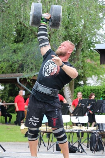 Strongman Jiří Tkadlčík; foto: Anežka Jordánová